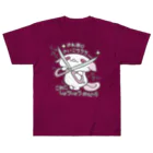 itsuto-こねこしょうしょうめんへらの「ちょっきん✂」 ヘビーウェイトTシャツ