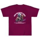 kazu_gのロボットバイク便(濃色用) ヘビーウェイトTシャツ