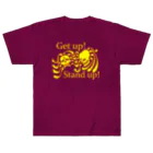 『NG （Niche・Gate）』ニッチゲート-- IN SUZURIのGet up! Stand up!（黄色） ヘビーウェイトTシャツ