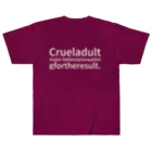 稀有のCruel adult make-believe play waiting for the result. Heavyweight T-Shirt