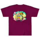 まるちょ屋のドライブしちゃうよ。【カラー版】 ヘビーウェイトTシャツ