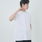 『NG （Niche・Gate）』ニッチゲート-- IN SUZURIの動物家紋。丸に一つ松スイギュウh.t.白 Heavyweight T-Shirt
