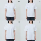 NAMI★HANA屋の日本の妖狐(ようこ)黒枠 ヘビーウェイトTシャツ