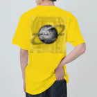 Aimurist のZeromulist planet IAM モノクロ ヘビーウェイトTシャツ