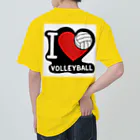 【volleyball online】の「ＩLOVE バレーボール」 ヘビーウェイトTシャツ