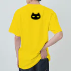 F2 Cat Design Shopの黒猫ボディーガード まもられているほう 002 Heavyweight T-Shirt