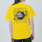 Aimurist のZeromulist planet IAM モノクロ ヘビーウェイトTシャツ