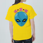 LalaHangeulの외계인(宇宙人) ハングルデザイン Heavyweight T-Shirt