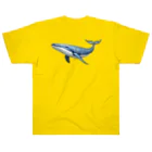 まみおデザインのwhale of a time　素晴らしい時 Heavyweight T-Shirt