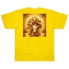 【金龍】Kinryuの【金運爆上げ】金龍守護神グッズ_001 ヘビーウェイトTシャツ