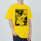 Saza-nami Antique designの深海王国・ブラックライン ヘビーウェイトTシャツ
