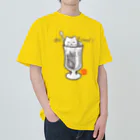 Charamaru Marketのひんやり猫（フロート） Heavyweight T-Shirt