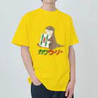 zawaのカワウーソーちゃん ヘビーウェイトTシャツ