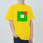 3×3 のドット絵のライン - 3×3 のドット絵 ヘビーウェイトTシャツ