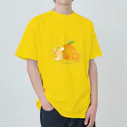 Mame WagonのChu Chu Orange ヘビーウェイトTシャツ