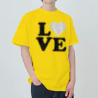 【volleyball online】の「ＩLOVE バレーボール」 ヘビーウェイトTシャツ