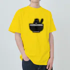 Yellow_Sparrowのたぬきそば一杯目 ヘビーウェイトTシャツ