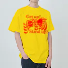 『NG （Niche・Gate）』ニッチゲート-- IN SUZURIのGet Up! Stand Up!(赤) ヘビーウェイトTシャツ