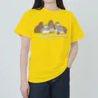 林山キネマのむぎゅっ、と☆うずら Heavyweight T-Shirt