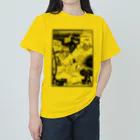 Saza-nami Antique designの深海王国・ブラックライン Heavyweight T-Shirt