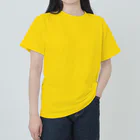 LalaHangeulの멋 (粋) ハングルデザイン　背面プリント ヘビーウェイトTシャツ