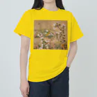 寿めでたや(ukiyoe)の日本画：尾形光琳_秋草図 右隻 Heavyweight T-Shirt