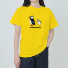 nachau7のsimple-animal40　ツノメドリ Heavyweight T-Shirt