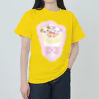 🎀りぼんぱ～ら～🎀のぱんだクレープ ヘビーウェイトTシャツ