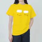 WordPlay 「言葉遊び」のcloud spider 「雲から蜘蛛」 ヘビーウェイトTシャツ