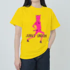 NIKORASU GOのユーモアデザイン「準備運動」 Heavyweight T-Shirt