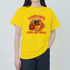 メシテロタイプ（飯テロTシャツブランド）の禁・ハンバーガーと揚げ物の欲張りセット Heavyweight T-Shirt