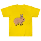 ふがし@カピバラグッツ販売中！のカピバラ、うさぎになる。 Heavyweight T-Shirt