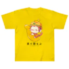 NANA L!VEの七島建設 よく寝るぶTシャツ A / 黄 ヘビーウェイトTシャツ