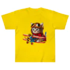 Gu--mimiの*Gu~mimi*パイロットにゃんこ Heavyweight T-Shirt