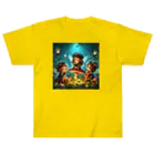 morito-suzuriの夜の森の妖精たち Heavyweight T-Shirt