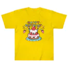 イラスト MONYAAT のCT61HAPPY BRITHDAY  ヘビーウェイトTシャツ