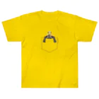 めろんぽっぷのお店だよのポケットからニホンイシガメ 大ポケット Heavyweight T-Shirt