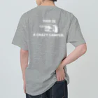 ばしさんのクレイジーキャンパーズその１。白印刷用 ヘビーウェイトTシャツ