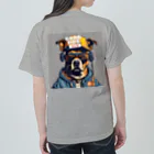 reon-5のちょっとストリート感のある犬のデザインです。 Heavyweight T-Shirt