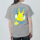 LalaHangeulのLonghorn Cowfish(コンゴウフグ)　バックプリント ヘビーウェイトTシャツ