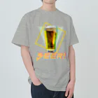 iminantenai!のビール！ ヘビーウェイトTシャツ