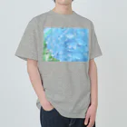 ののちゃショップ️🫧🐻‍❄️のののちゃん家の紫陽花❁¨̮🐻‍❄️☘️ Heavyweight T-Shirt