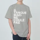 TATEYAMAのIL TANGUE MAIS NE COULE PAS ヘビーウェイトTシャツ