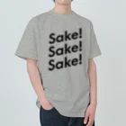 stereovisionのsake!sake!sake! ヘビーウェイトTシャツ