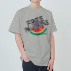 otemochanのFREE PALESTINE ヘビーウェイトTシャツ