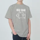 イノシシライフ INOsisiLIFEの「WILD BOAR」白線 Heavyweight T-Shirt