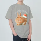 Ralriruのうさぎのクリームいちご乗せ Heavyweight T-Shirt