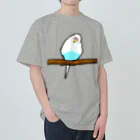 Lily bird（リリーバード）の眠たいインコ① ヘビーウェイトTシャツ