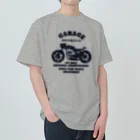 キッズモード某の武骨なバイクデザイン ヘビーウェイトTシャツ