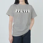 ねこやにわとりやのWALKING PIANO ヘビーウェイトTシャツ